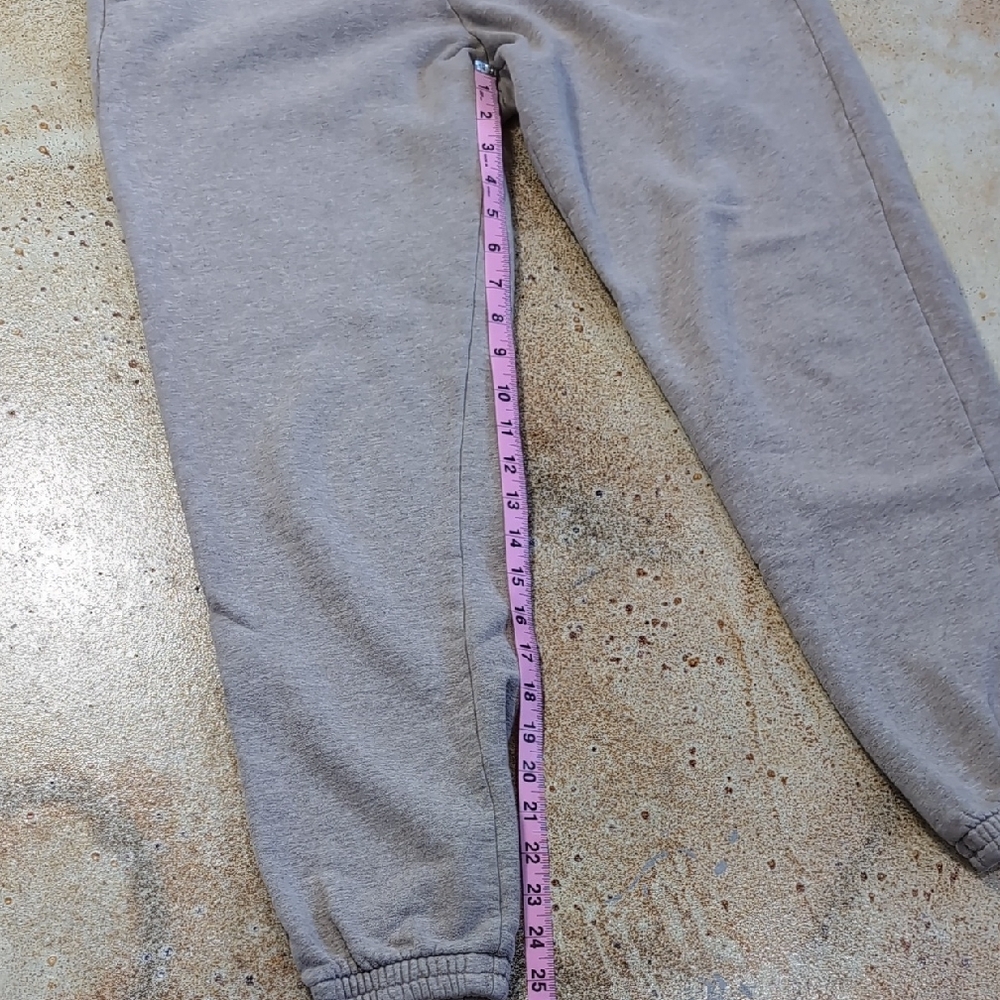 Girlfriend Collective Cotton Sweat Set Pants Joggers Pullover Sand Size M - Picture 10 of 15